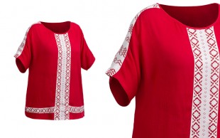 بلوز زنانه آستین کوتاه هندی