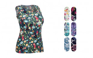 تاپ گیاهی گلدار