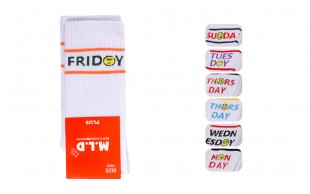 جوراب اسپرت ساق بلند طرح M.L.D