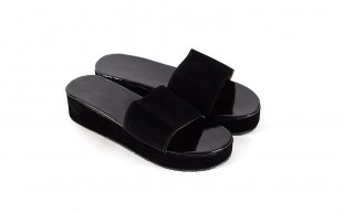 دمپایی لژدار مخمل زنانه