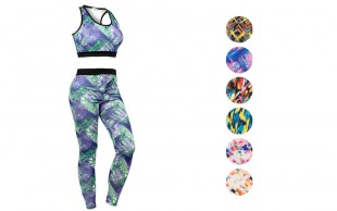 ست نیم‌تنه و شلوار ورزشی زنانه