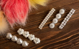 گیره مو انبری مرواریدی