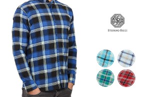 پیراهن مردانه چهارخانه Stefano Ricci