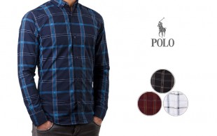 پیراهن چهارخانه طرح POLO Ralph Lauren