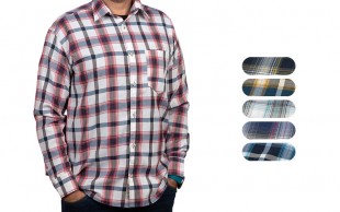 پیراهن مردانه چهار خانه M&J