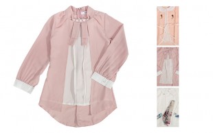 شومیز حریر دخترانه Guodi