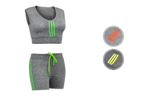 تاپ و شورتک زنانه طرح Adidas