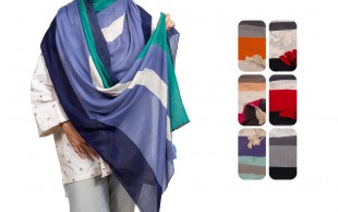 شال طرحدار چندرنگ