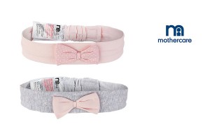 پک دو عددی هدبند بچگانه mothercare