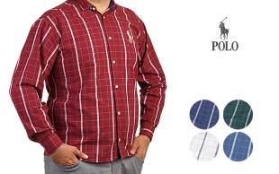 پیراهن مردانه سایز بزرگ طرح POLO