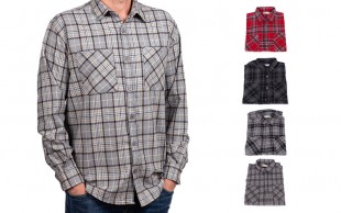 پیراهن پشمی چهارخانه Selin