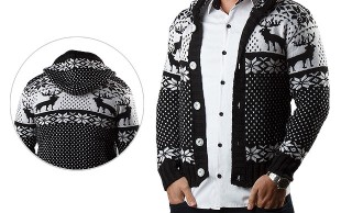 سویشرت بافت کلاهدار SNOW