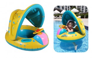 شناور بادی شورتی سایه‌بان‌دار