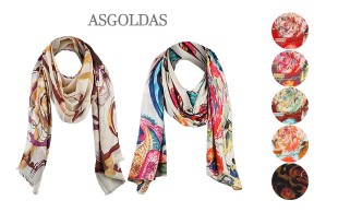 شال طرحدار ASGOLDAS