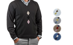 پلیور بافت مردانه Lozenge