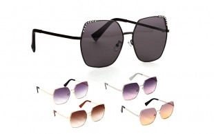 عینک آفتابی نگین دار طرح CHANEL