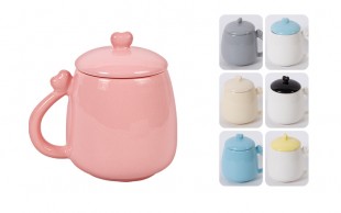 ماگ سفالی  درب دار