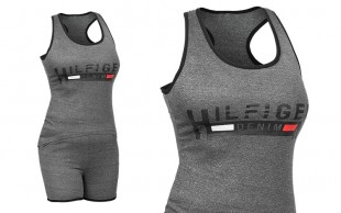 تاپ شورتک زنانه طرح Tommy