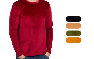 بلوز مردانه مخمل طرح Zara