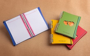 دفترچه یادداشت جلد چوبی