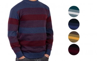 پلیور بافت مردانه STRIPE WIDE