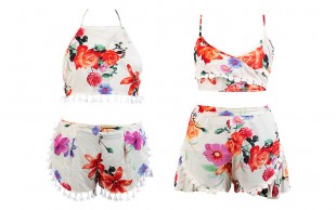 ست تاپ و شورتک زنانه