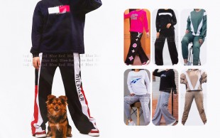 ست بلوز شلوار زنانه Blue Red