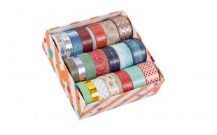 پک 24 عددی چسب کاغذی فانتزی