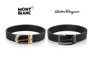 کمربند مردانه طرح Montblanc