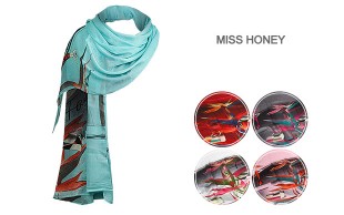 شال ابریشم  MISS HONEY