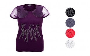 تیشرت آستین کوتاه زنانه Girls