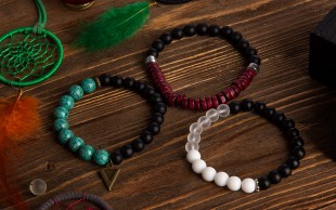 دستبند مهره ای اونیکس