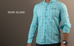 پیراهن River Island مدل چهارخانه