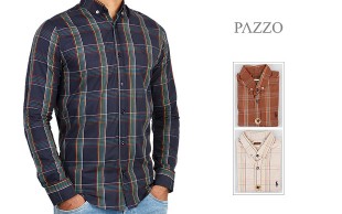 پیراهن مردانه چهارخانه POLO