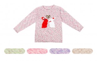 بلوز دخترانه طرح خرگوش