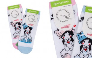 جوراب دخترانه QINGYI
