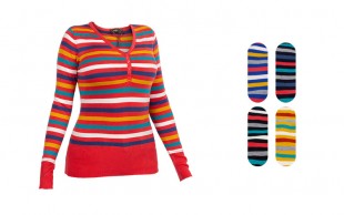 بلوز بافت راه راه MOOZEH