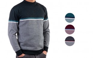 پلیور بافت مردانه stripy