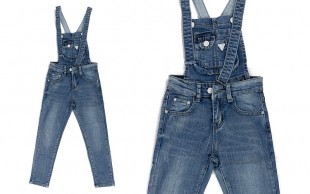 شلوار پیشبندی دخترانه XDG Jeans