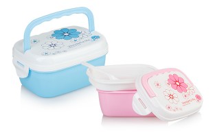 ظرف غذای دو طبقه Flower