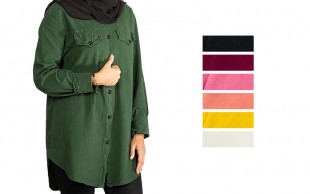 مانتو دکمه دار زنانه