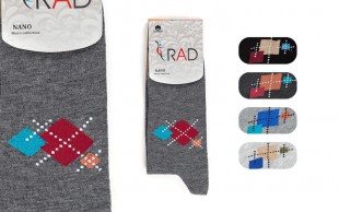 جوراب مردانه طرح اسکاچ RAD