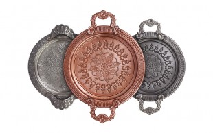 سینی فلزی دسته دار