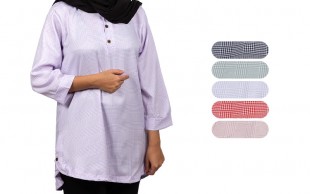 بلوز زنانه چهارخانه کد 15931