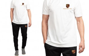 ست پولوشرت شلوار طرح Porsche