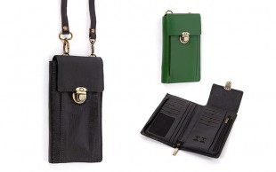 کیف دوشی و گردنی چرم طبیعی