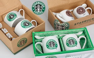 3 مدل ست ماگ و قاشق STARBUCKS