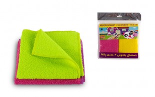 دستمال دو عددی مایکروفایبر پاندا