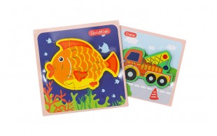 پازل چوبی برجسته