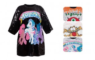 تیشرت پولکی زنانه